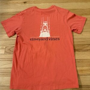 Vineyard Vines Men's Short Sleeve Tee in Coral